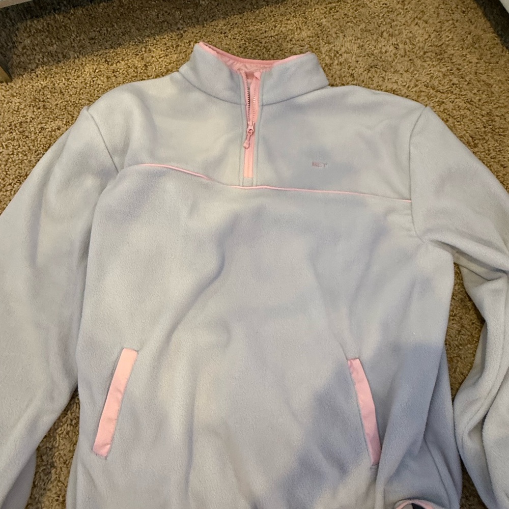 SET active valentines blue and pink fleece size XL